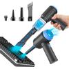 Meudeen Air Duster - Aspirapolvere per computer, per la pulizia della tastiera, aria senza fili, potente, 110000 giri/min, ad alta efficienza energetica (Air-08)