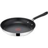Tefal Jamie Oliver Home Cook - Padella antiaderente in acciaio INOX, 28 cm, a induzione