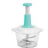 Regerly Tritatutto Manuale, Regerly 1 Pezzo 1.5l Taglia Cipolle Manuale Trita Cipolle Trita Verdure con 3 Lame In Acciaio Inossidabile (Blu lago)