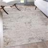 Mazovia Grande Tappeto Soggiorno 160x230cm Crema Astratto Morbido Sintetico | Tappeto per Camera da Letto Sala da Pranzo Ufficio Beige Antiallergico Facile da Pulire Tessuto a Macchina Pelo Corto Moderno