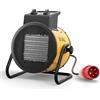 SIAL Termoventilatore 5000 W - Radiatore Elettrico - Ceramica - Riscaldamento Industriale - Riscaldamento Rapido in 3 Secondi - Termostato e Protezione da Surriscaldamento (Giallo)