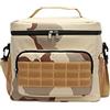 Morbuy Borsa Termica Porta Pranzo, 15L Borsa Porta Pranzo, Porta Pranzo Termico Portatile, Riutilizzabile Borsa Termica Borsa Frigo per Picnic, Lavoro, Scuola (Taglia unica,Mimetica del deserto)