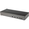 StarTech.com Dock USB type C - Docking station con triplo monitor 4K Power Delivery 100W DP 1.4 Alt Mode & DSC, 2x DisplayPort 1.4/HDMI 2.0 6xUSB (2x 10Gbps) Windows/Chrome [DK31C2DHSPDUE]