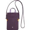 DUDU Borsa a Tracolla per Cellulare in Vera Pelle, Porta Smartphone da Collo da Spalla Elegante, Borsettina per Telefono Colorata Deep purple