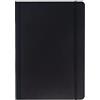 Fabriano Ecoqua Plus - Quaderno con rilegatura in tessuto, 14,8 x 21,3 cm, formato A5, colore: Nero