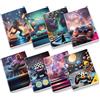 Pigna, Maxi Quaderno Electronic Games, f.to A4 21x29,7 cm., pagine 80 +
