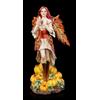 Figura Di Folletto D'Autunno - Sonya Con Zucche - Fata Fantasy Statua Decorativa