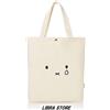 HAPITAS RARE HAPITAS Miffy Borsa Tote In Tela Bianco HAP6009 B108 Espress Da Giappone