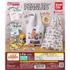 Bandai Hugcotto PEANUTS set completo di 4 Bandai Gashapon Snoopy Japan nuovo