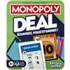 Monopoly Offerta, gioco di carte in scatola di metallo, da 8 anni, da 2 a 5 giocatori, 15 min. | Gioco per famiglie per bambini, ragazzi e adulti I Gioco di viaggio (versione francese)