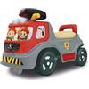Smoby - Camion dei pompieri cavalcabile - Veicolo per bambini con sirena, luci e barra luminosa elettronica - Vano portaoggetti - Dai 12 mesi - Prodotto in Francia