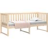 vidaXL Dormeuse Senza Materasso 75x190 cm in Legno Massello di Pino