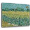 Printerland Quadri Moderni VAN GOGH Campo fiori Iris Quadro moderno da Parete XXL grande Stampa su tela Canvas Decorazione Murale muro Soggiorno Arredo Camera da letto Cucina printerland.it (70x100 cm, 2)