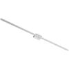 Lucande Applique (Moderno) colore Argento, in Alluminio ad es. Bagno lampadina inclusa applique per bagno