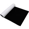 Gohytal Coperta autoadesiva nera 1 mm, 100 x 150 cm, coperta autoadesiva tagliabile per mobili, scatole, camper, abbigliamento da boxe, rivestimento interno, tessuto di lana per lavori di cucito
