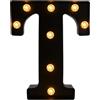 Fancysky Lettere LED Luminose 22 cm Nero, T | Atmosfera Romantica, Laurea e Festival, Feste ed Eventi, Lettere Luminose, Halloween Natale
