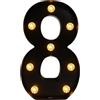 Fancysky Lettere LED Luminose 22 cm Nero, 8 | Atmosfera Romantica, Laurea e Festival, Feste ed Eventi, Lettere Luminose, Halloween Natale
