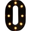 Fancysky Lettere LED Luminose 22 cm Nero, O | Atmosfera Romantica, Laurea e Festival, Feste ed Eventi, Lettere Luminose, Halloween Natale