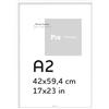 Pix FRAMES Cornice portafoto 42x59,4cm - Cornice portafoto in legno - Bianco