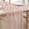 Artoid Mode Runner da Tavolo Garza Tulle Rosa Polveroso Primavera 70x300 cm | Decorazione da Tavolo per San Valentino Matrimoni Vacanze Feste e Compleanni