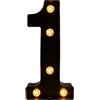 Fancysky Lettere LED Luminose 22 cm Nero, 1 | Atmosfera Romantica, Laurea e Festival, Feste ed Eventi, Lettere Luminose, Halloween Natale
