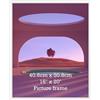 Vasemouh Cornice 40x50 in PVC,Portafoto da Parete, Perfetto per Casa Ufficio, Cornice Bianca,1 Pezzo