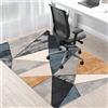 Tehocwiz Tappeto Sedia Ufficio, Tappeto Salvapavimento Antiscivolo, Tappeto Sedia Gaming, Tappetino per Sedia da Scrivania, Tappetino Protettivo per Pavimenti Duri, Tappeto per Sedia con Ruote 100 x 120 cm