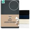 Utopia Bedding Lenzuolo con Angoli Jersey 100x200cm, Antracite | Policotone - 25 cm di Tasca Profonda