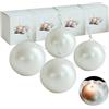 HMFSJYCR Candele profumate a forma di perla, perfette per accoglienti camere da letto, decorazioni per matrimoni, bomboniere, oggetti di scena fotografici, caffè, SPA, yoga, atmosfera homestay e hotel, viene