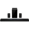 TCL Q85H Pro 7.1.4 ch soundbar per TV, 860 Watt, Home theater, Cinema Surround, Sound Expansion, Dolby Atmos, DTS:X, Bluetooth 5.1, HDMI 2.1 passthrough, un telecomando, USB, Ottico, Premium Design