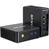 GMKtec M3 Pro Mini PC con Intel Core i5-13500H (12C/16T fino a 4,7 GHz), 16 GB DDR4 RAM + SSD NVMe da 512 GB, mini computer desktop con triplo display 4K, WiFi 6, BT 5.2 e USB-C