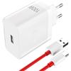 AIAUXAI 100W Caricabatterie con Cavo USB C 1M 8A per OnePlus 15 13 13R Nord 5 4 3 12 11 CE4 Lite per Super-Vooc Original Caricatore per Realme 14 Pro P3 Ultra 14T C71 C65 C75 Pad per OPPO Find X9 X8