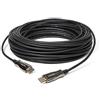 Emelec VíasCom Emelec Video Com EQ 115050 - Cavo HDMI 2.0 - 50.0 m 4K UHD alta velocità + Ethernet in fibra ottica nera