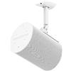 Dinghosen Supporto da parete o soffitto per altoparlanti Sonos Era 100 Wireless, inclinabile e girevole, regolabile, per montaggio a parete Sonos Era 100, bianco
