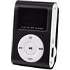 Generic Mini lettore MP3 portatile clip lettore musicale MP3 supporto 32GB Micro TF Card schermo LCD Sport Music Player (nero)
