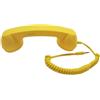 Generic Cornetta telefonica retrò comoda elegante multifunzione classica palmare cablata cuffie cellulari (giallo)