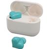 Culnflun Heartbuds Auricolare Bluetooth, Suono Stereo Hifi Bluetooth 5.3 Microfono Incorporato, Portatile Confortevole E Compatto, Auricolare Senza Fili Con Custodia Di Ricarica(Azzurro)