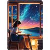 SGKITM Custodia per Kindle Paperwhite 2012/2013/2015 Flip Cover Silicone Auto Svegliati o Sonno Magnetico Shell Libro luminoso Fiume Mare Modello Protezione Case Kindle Paperwhite 1/2/3 (color 9)