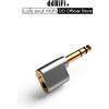 ddHiFi DD ddHiFi DJ65B(AL) adattatore Audio da 6.35mm maschio a 4.4mm femmina per dispositivi amplificatore Desktop con porta di uscita da 6.35mm