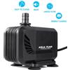 NONE Pompa per fontana, pompa ad acqua sommergibile da 15 W 1500 L/H e 40 W 3000 L/H, pompa per fontana da esterno con cavo di alimentazione da 2,3 m, 3 ugelli