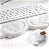 HRUEDA Tastiera meccanica, mouse, poggiapolsi, tastiera del computer, laptop, ala d'angelo, memory foam, supporto per il polso del tappetino per mouse