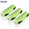 PALO Batterie Ricaricabili AA 1.2V NiMh con Terminali per Microfoni, Giocattoli, Rasoi, Radio