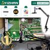 YIZHAN Microscopio Digitale Elettronico YIZHAN Full 4K per Saldatura, Fotocamera HDMI USB 48MP 60FPS con Sensore 1/2.8\" e Obiettivo Teleobiettivo 150x