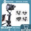 FeiyuTech SCORP Mini 3 Pro Gimbal con maniglia remota rimovibile e tracciamento AI 4.0 per mirrorless, action camera e smartphone