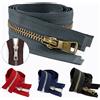 Meetee 4/10 pezzi 5 # Cerniera in metallo da 40-80 cm per borse, giacca, chiusura tascabile, cerniere, cerniera per indumenti, kit di riparazione, vestiti fai da te, accessori per cucire