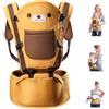dajinbear Marsupio Sgabello in vita Camminatori Imbracatura per bambini Cintura in vita Zaino Cintura per seggiolino per bambini Seggiolino per bambini regolabile
