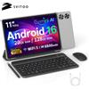 SVITOO Tablet SVITOO 2026 Android 16 11 pollici 90Hz HD IPS Screen Unisoc T7250 20GB di RAM 128GB di ROM espandibile fino a 1TB Batteria da 8800mAh WiFi 5 Bluetooth 5.0 GPS Widevine L1 Con custodia Tastiera