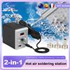 Stazione di Saldatura Podofo 700W 2in1 480 ° Stazione di Rilavorazione ad Aria Calda e Saldatore con Display LED, Strumento per Riparazioni e Saldature