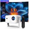 Magcubic Proiettore Magcubic 650ANSI 8K Android14 L018, Risoluzione Nativa 1080P con Correzione Keystone Automatica, Focus, Wifi6, BT5.4, Portatile per Film e Uso Esterno