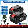 Batteria per utensili Parkside 20V gamma completa, batteria agli ioni di litio a ricarica rapida 20V 6.0Ah, adatta per modelli Parkside PAP 20 B3/PAP 20 A3/PAPS 208 A1 (motosega e trapano)